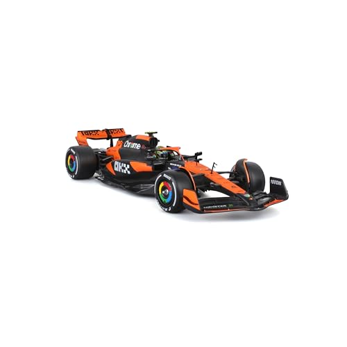 Bburago McLaren MCL38 F1 2024 Norris #4 with Helmet Diecast Model Car 1:24 Scale 3