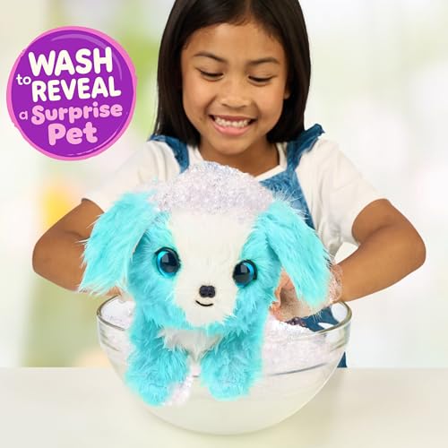 Scruff-a-Luvs Pet Scruffs Blue - Wash & Reveal Mystery Plush Toy, 7.5" Tall
