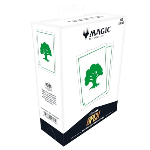 Ultra PRO Magic: The Gathering Trading Cards - Mana 8 Apex Deck Protector Sleeves (Forest)