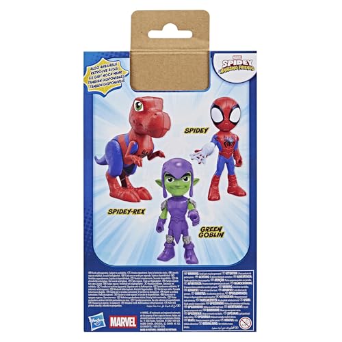 Marvel Press Spidey and His Amazing Friends Spidey-Rex Supersized Action Figure | 9-Inch Poseable 10