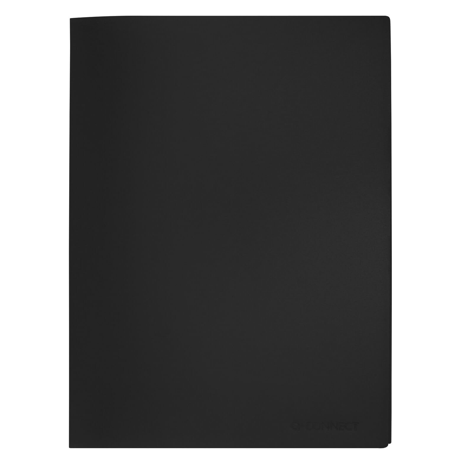 Q-Connect Polypropylene Display Book 40 Pocket Black KF01260