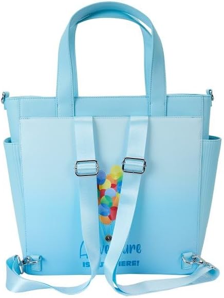 Loungefly Tote Bags Pixar Up 15th Anniversary Convertible Tote Bag Blue