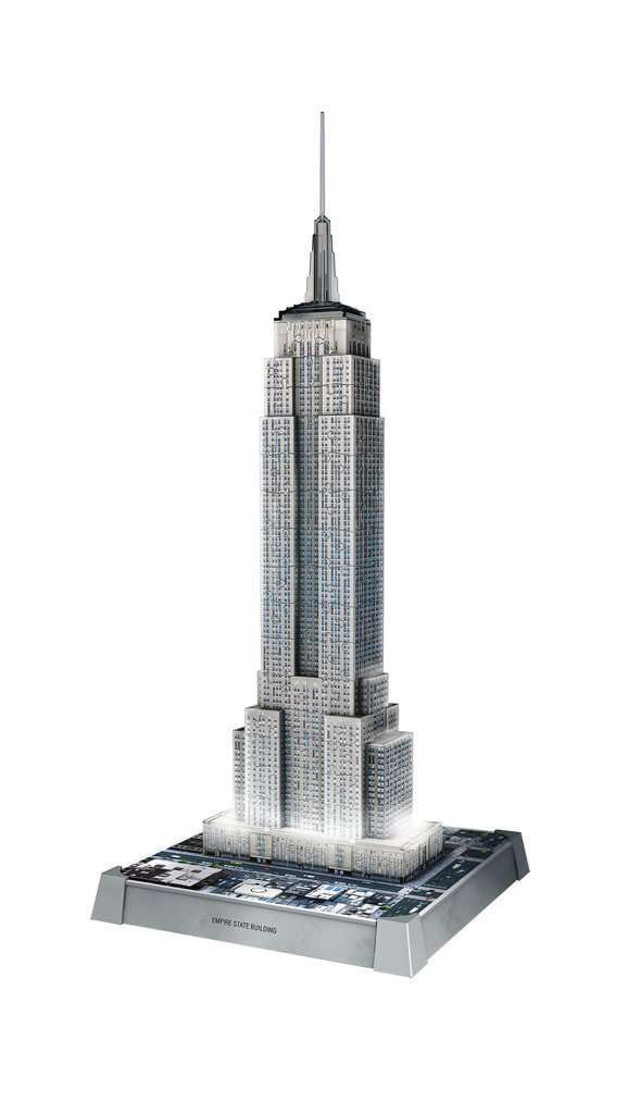 Ravensburger Iconics Empire State Building Light-Up 3D Puzzle - 216 Pieces 2