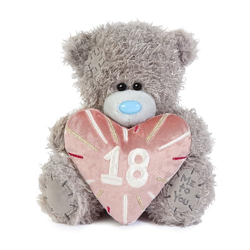 Me To You Bear Tatty Teddy 18th Birthday Plush Bear, 15cm High | Polyester | Grey 3