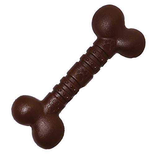 Rosewood Durable Beef Flavoured Nylon Chew Toy Bone for Small Dogs | Teething Relief | 20cm