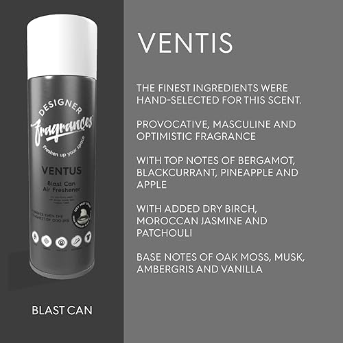 Designer Fragrances - 6 Pack Favourites Bundle Air Freshener Blast Cans