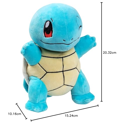 Pokémon Squirtle 8-inch Plush Toy - Officially Licensed Merchandise 6