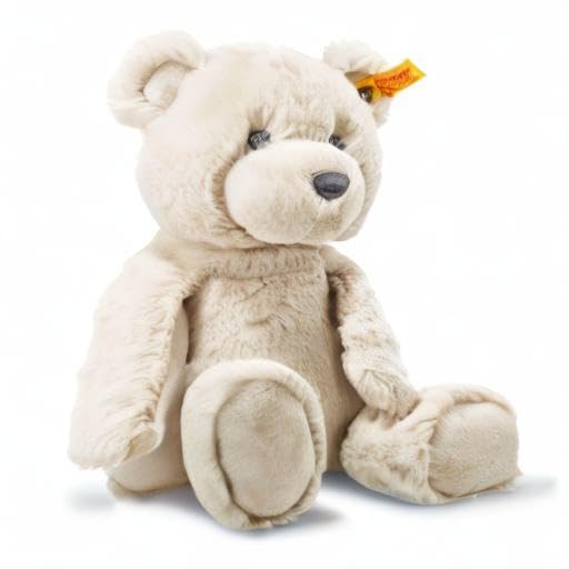 Steiff Bearzy Teddy Bear - Plush Soft Cuddly Friend for Babies, Beige 11