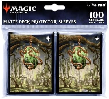 Ultra PRO Magic: The Gathering Modern Horizons 3 - 100ct Deck Protector Sleeves Green (Standard Size)