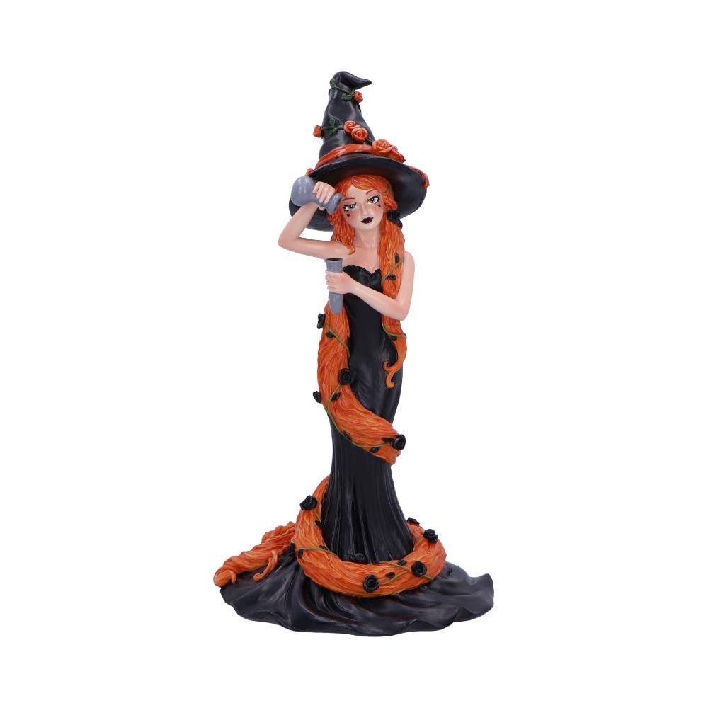 Nemesis Now Cinnamon Sugar and Spice Witch Figurine - 23.5 cm, Resin, Black/Orange