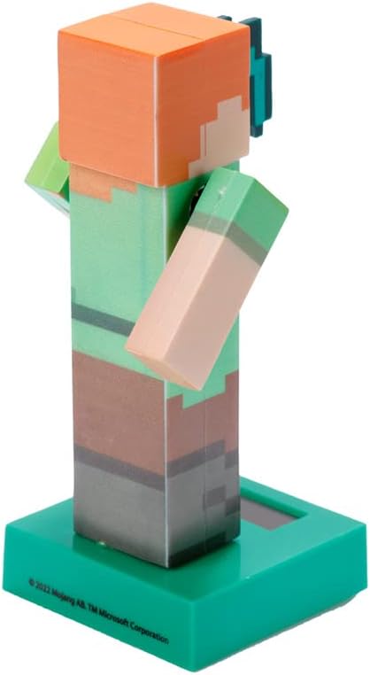 Puckator Minecraft Alex Solar-Powered Dancing Statue (FF138)