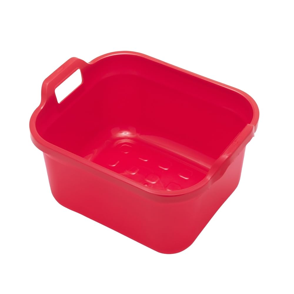 Addis Large Washing Up Bowl - 10L Capacity | Roasted Red | 39 x 32 x 14 cm 6