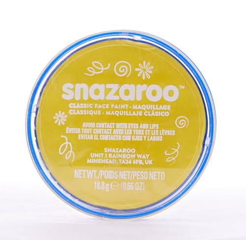 Snazaroo - Classic Face and Body Paint (18ml) - Bright Yellow