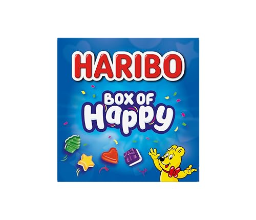 HARIBO Happy Sweets Sharing Gift Box - Fruit Flavoured Gummies, 120g
