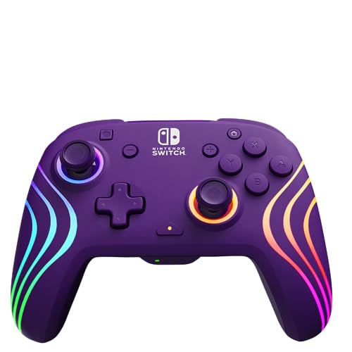 Afterglow Wave Wireless Controller Purple for Nintendo Switch 9