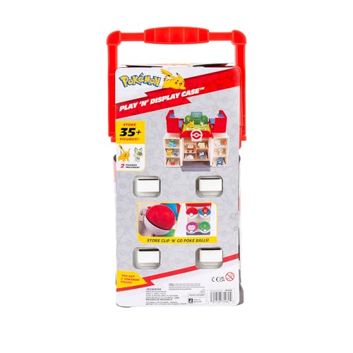 Pokémon Play ‘N’ Display Case - Multi-Level Storage with Rooftop Arena & 2 Battle Figures 19