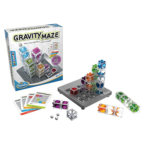 ThinkFun Gravity Maze Falling Marble Logic Game and STEM Toy for Kids Age 8+