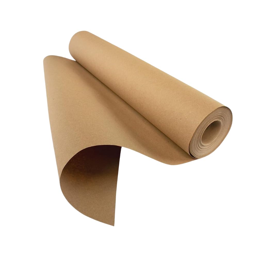 Hawksbill Kraft Paper Roll - Recyclable Brown Paper for Wrapping, Packaging, and Crafts | 500mm x 10m