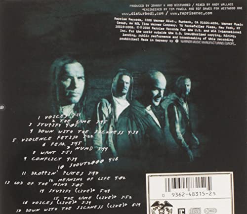 Disturbed - The Sickness Audio CD 4