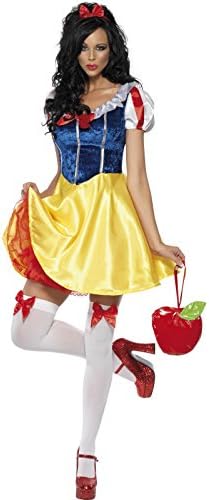 Smiffy's Women's Fairytale Costume - Dress with Underskirt, Headband & Choker, Blue, Medium