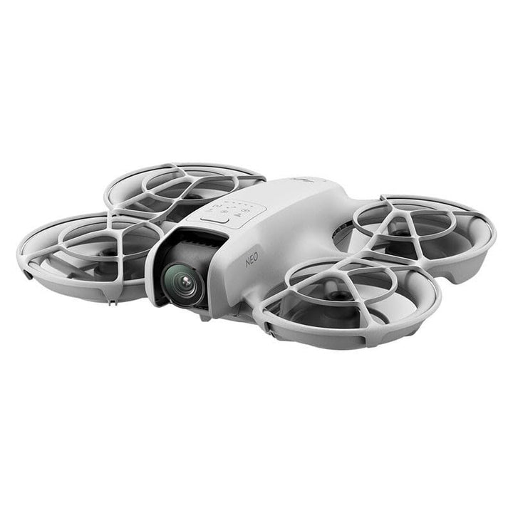 DJI Neo 4K UHD Camera Drone with Palm Takeoff, Subject Tracking, and Built-In Propeller Guard (Grey) [Drone]