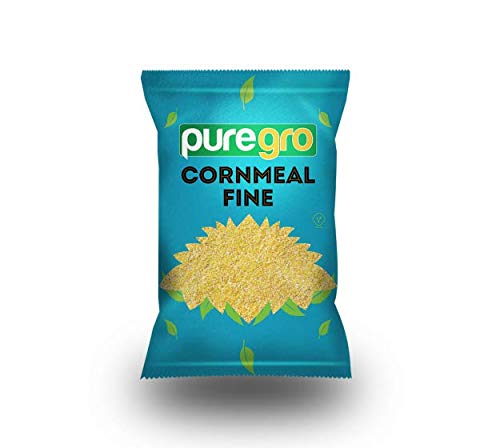 Puregro Cornmeal Fine (Polenta) - Milled Corn for Jamaican Cooking & Baking | 1.5kg 1