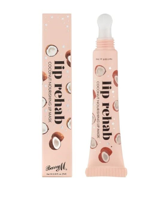 Barry M Lip Rehab Nourishing Lip Mask - Coconut, Clear, 9 ml