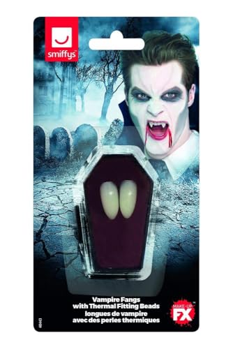 Smiffys Vampire Fangs with Thermal Fitting Beads (48443)