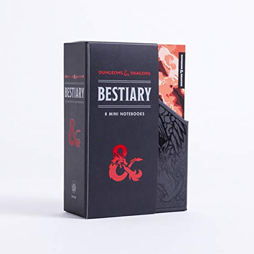 Dungeons and Dragons Bestiary Notebook Set: 8 Mini Notebooks - Crown (Boxed Set, Collector's Edition)