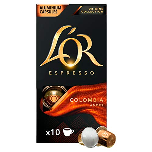 L'OR Origins Colombia Coffee Pods x10 (Pack of 10, 100 Capsules)