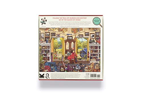 The World of Agatha Christie - 1000-Piece Jigsaw Puzzle Featuring Poirot, Miss Marple & Classic Mysteries 3
