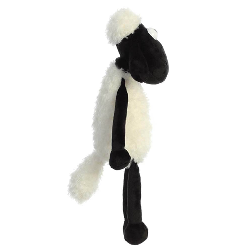 Shaun the Sheep Cuddly Plush Toy 61174 - Black and White, 12in, Polyester | Suitable from Birth 3