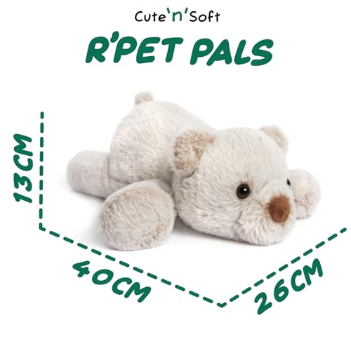 Lesser & Pavey RPET Pals Barney Laying Bear Teddy Toy for Kids 4