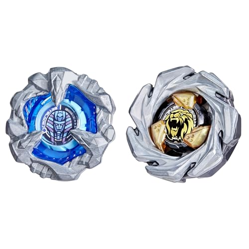 Beyblade Cowl Sphinx 1-80GF & Crest Leon 7-60GN Dual Pack Set | Right-Spin Attack & Defense Types 2