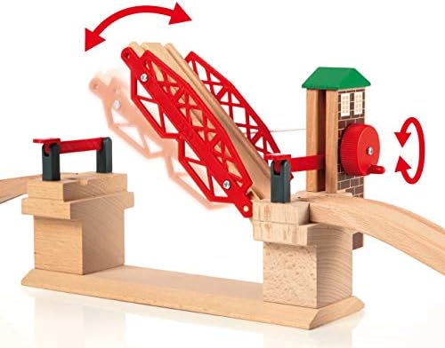 BRIO World Lifting Bridge - Wooden Railway Accessory for Kids 3+ 2