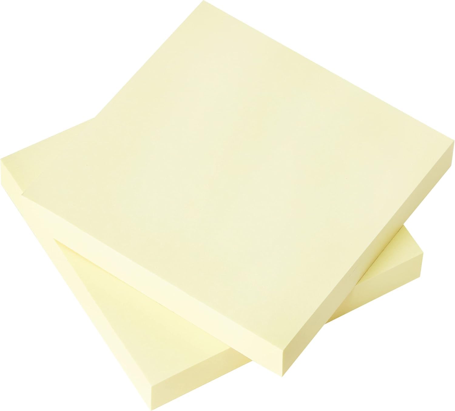 Post-it Notes - Canary Yellow Sticky Notes | 76 mm x 76 mm | 2 Pads of 100 Sheets