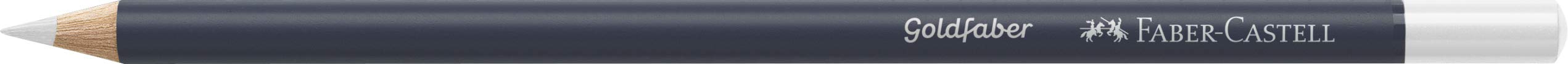 Faber-Castell Goldfaber Colour Pencil - White 101 | 3.3mm Lead | Erasable