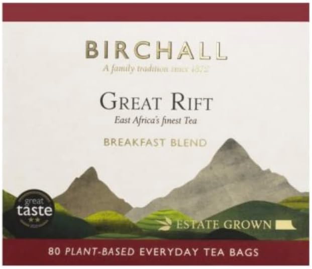 Birchall Great Rift Breakfast Blend - 80 Everyday Tea Bags