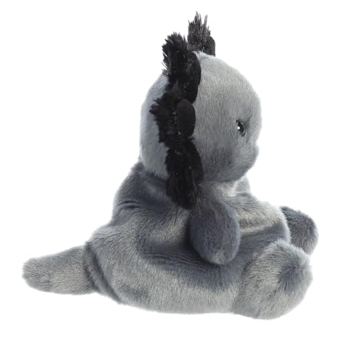 AURORA Palm Pals Onyx Axolotl Stuffed Toy - 13cm Grey Soft Toy | Eco-Friendly Fill 3