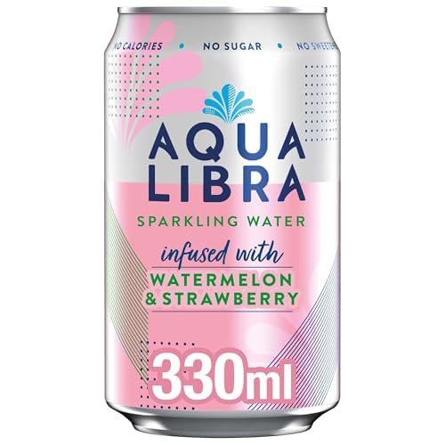 AQUA Libra - Strawberry & Watermelon Sparkling Water (330ml)