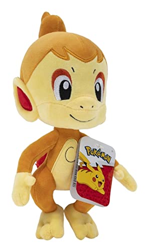 Pokémon Chimchar 8-Inch Plush - Super Soft Stuffed Animal for Kids 3+