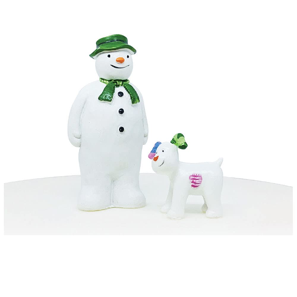 Anniversary House The Snowman™ and The Snowdog Cake Topper 2-Piece Resin Set - BX188 1