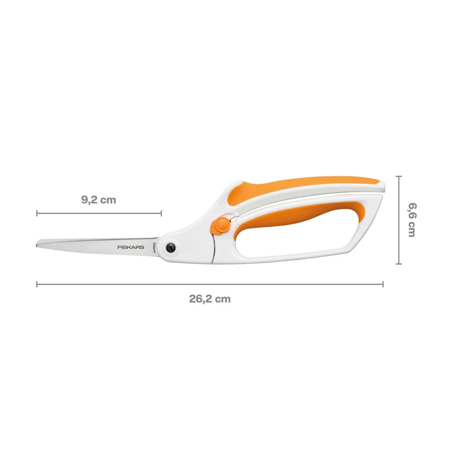 Fiskars Softgrip Fabric Scissors - 26 cm Length | RazorEdge Blades | Ambidextrous Use