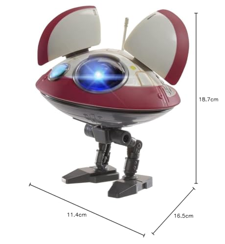 Star Wars L0-LA59 (Lola) Interactive Electronic Figure | Obi-Wan Kenobi Series Inspired | Lights & Sounds | Ages 4+ 4