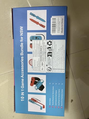 HLRAO 10 in 1 Nintendo Switch Sports Accessories Bundle for Switch & OLED Model 17