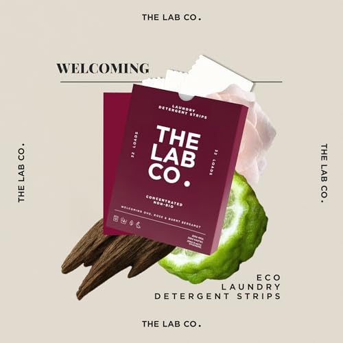 The Lab Co. - Laundry Detergent Strips Sheets 64 Loads Eco Ultra-Concentrated