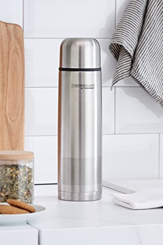 Thermos Stainless Steel Flask, 1.0 L - Double Wall Vacuum Insulated Thermos 11