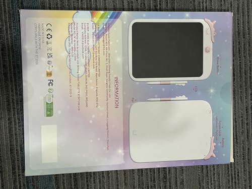 Kikapabi 10 Inch LCD Writing Tablet Drawing Pad with Lock Function - Pink