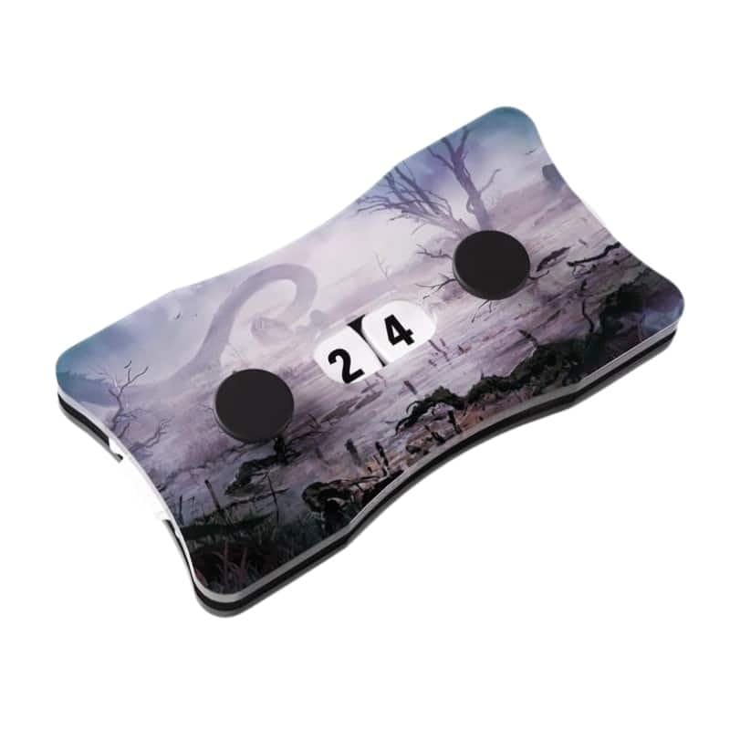Gamegenic Double Life Counters - Swamp Design Dial Tracker | Up to 99 Points 2