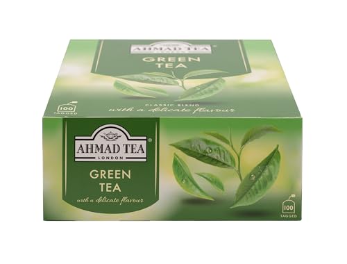 Ahmad Tea Pure Green Tea - 100 Teabags (200g)